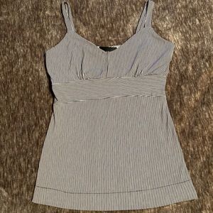 XS striped sleeveless top